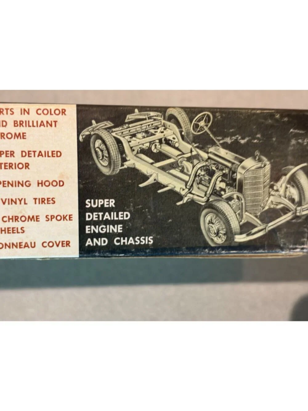 Vintage Jo-Han 1/25 1934 Mercedes-Benz 500K Special Sports Roadster Kit GC-234